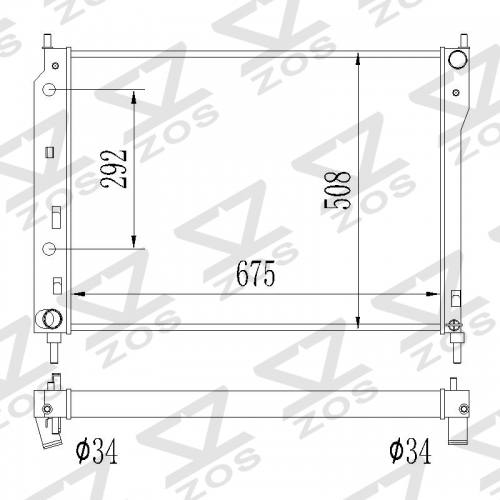 chevrolet captiva sport 2008 2015 saturn vue 2008 2010 radiator
